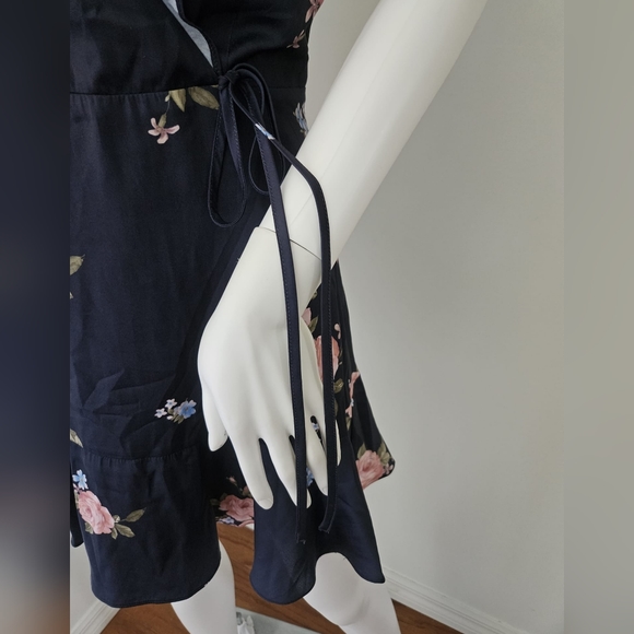 NWT - Altar'd State Navy Blue/Flower Dress - Size M - Picture 2 of 4